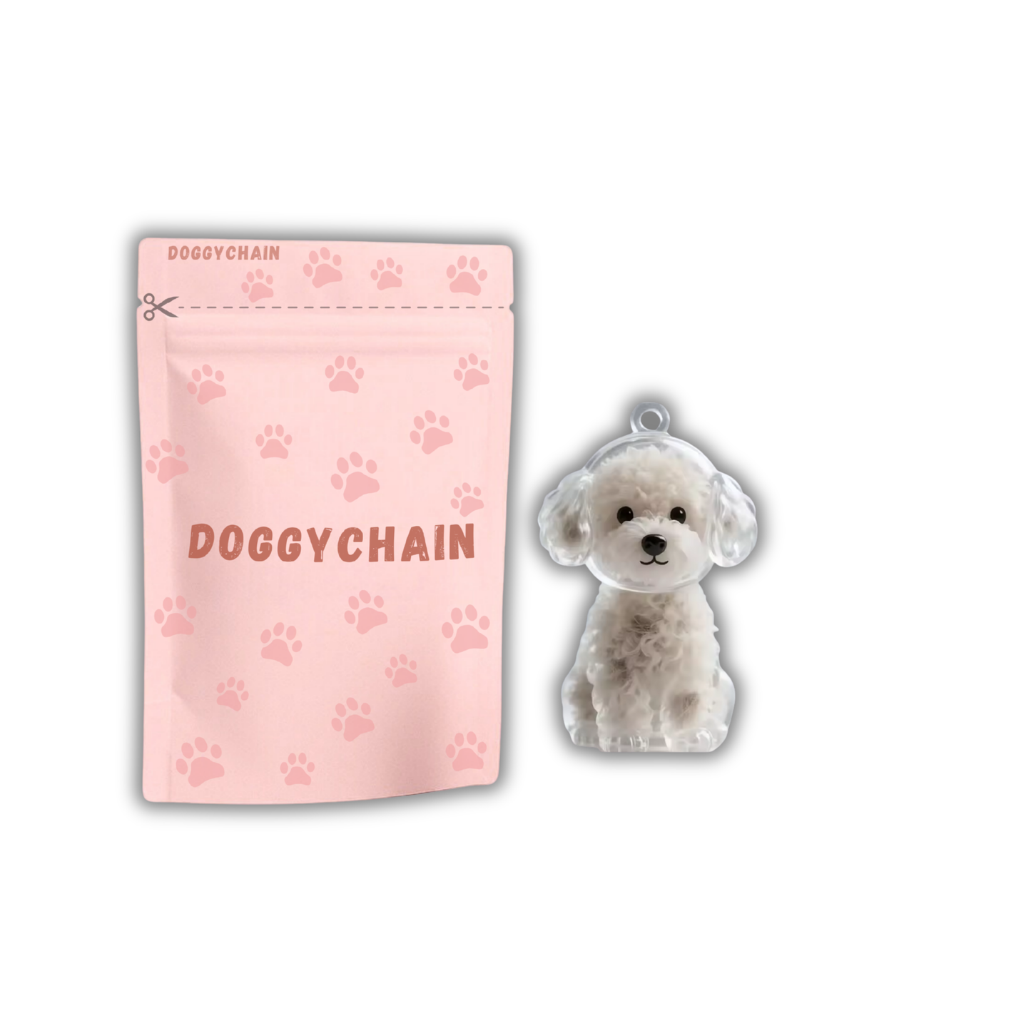 Pet Hair Keychain